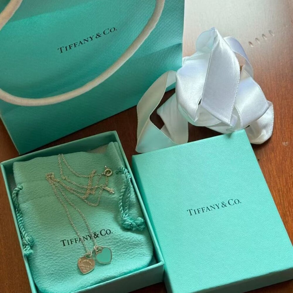 Tiffany & Co. Classic Double Heart Necklace